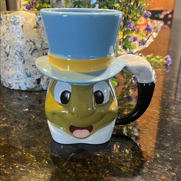 Disney Other - Disney Parks Jiminy Cricket Sculpted Coffee Mug – Pinocchio New With Tag